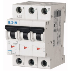 Автоматический выключатель 3п 10A PL6-D10/3 6kA EATON