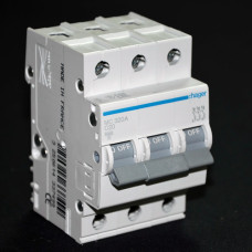 Hager MCN320 Circuit Breaker 3P 6kA C-20A 3M