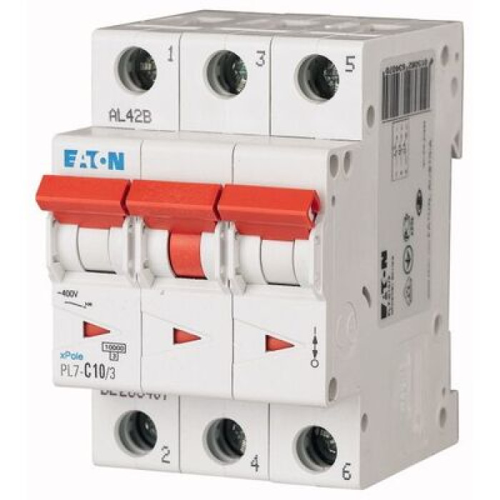 Автоматический выключатель 3п 40A PL7-D40/3 10kA EATON