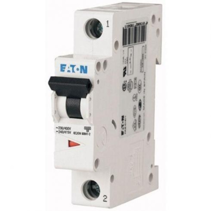 Automatic circuit breaker 1p 10A PL6-B10/1 6kA EATON