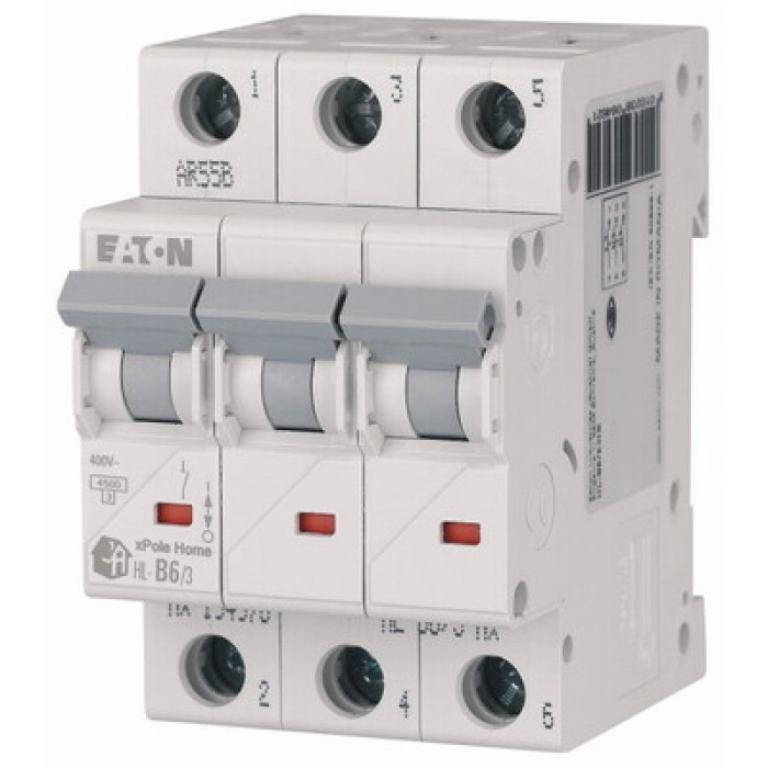 Automatic circuit breaker 3p 10A HL-C10/3 4.5kA EATON
