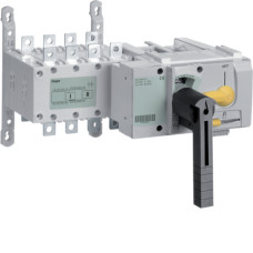 Hager switch, case-mounted with motor drive I-0-II, 4 pole, 125 A, HIB412M