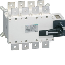 Hager switch, three-position enclosure I-0-II up to 2x300mm2, 4p 630A, HI458