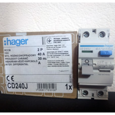 Дифреле HAGER CDA240D 2P 40A 30mA A