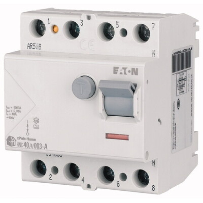 Residual current relay (RCD) 4p 63A HNC-63/4/003 30mA EATON