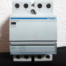 Контактор HAGER ESC340 40A, 3НВ, 230В