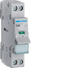 Hager Load Switch, 2-Pole, with On/Off Indicator, 32A/230V, SBT232