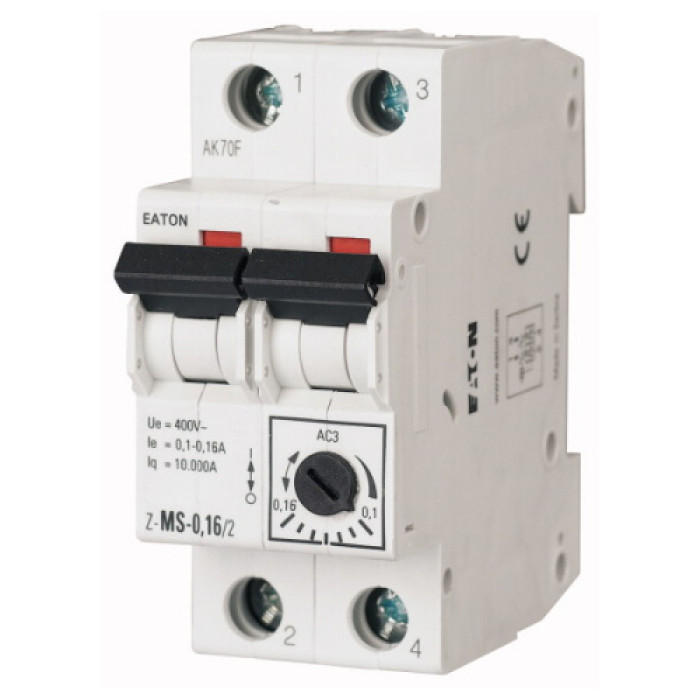 Automatic motor protection switch 2p 1.6A Z-MS-1.6/2 EATON