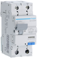Дифференциальный автоматический выключатель ADA906D 1P+N 6kA B-6A 30mA A Hager