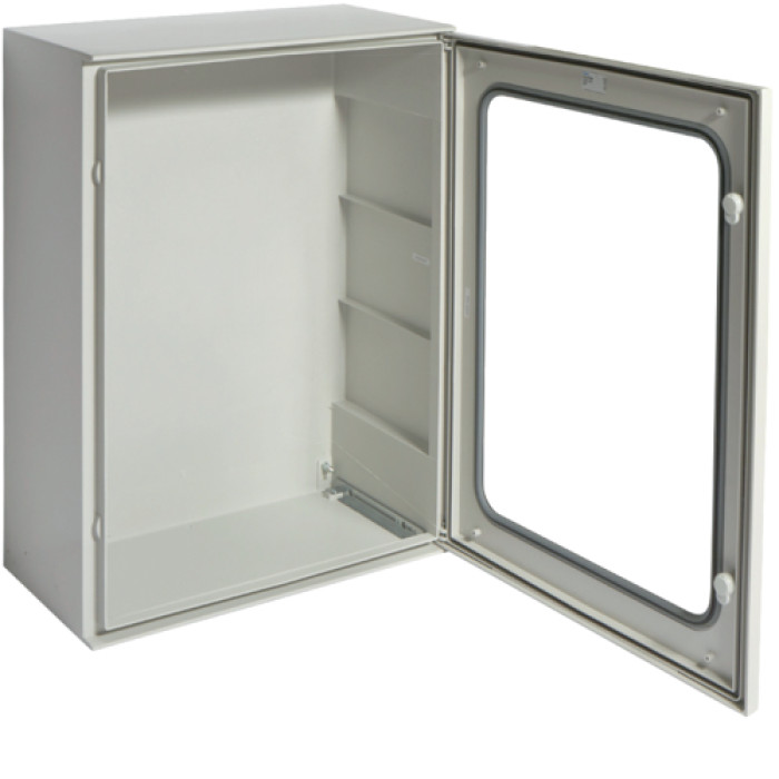 Polyester cabinet ORION Plus, IP65, transparent doors, 800X600X300mm