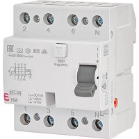 Реле диференціальне (ПЗВ) 4р EFI6-P4 16/0,03 тип A (6kA) ETI