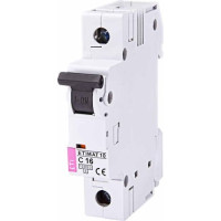 Automatic circuit breaker ETIMAT 10 1p C 16A (10 kA) ETI