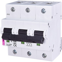 Automatic circuit breaker ETIMAT 10 3p C 100A (20 kA) ETI
