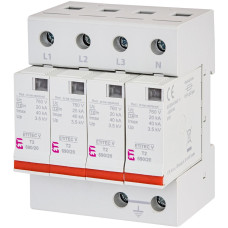 Surge arrester ETITEC V T2 690/20 4+0 RC ETI