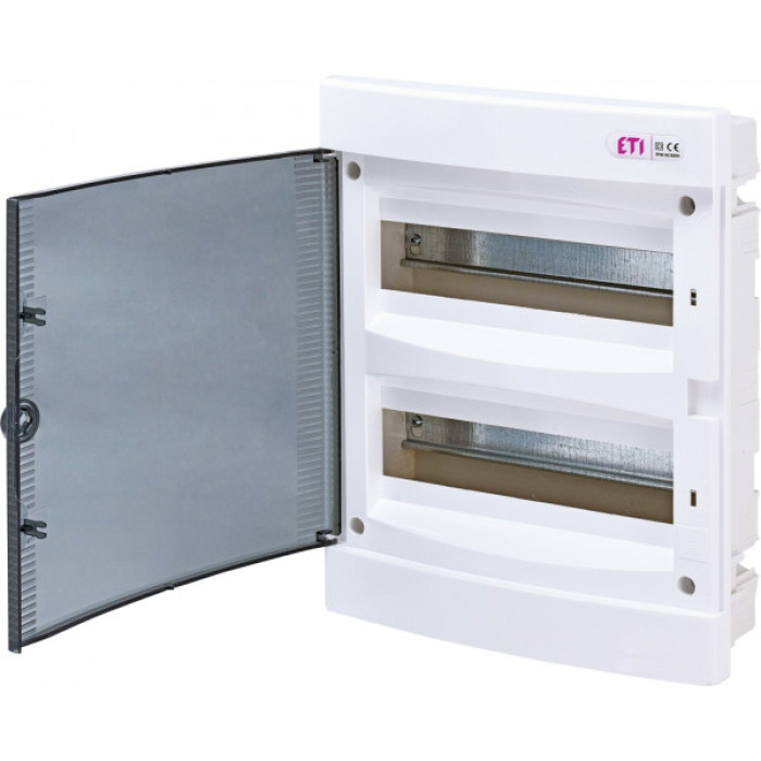 Internal distribution board ECM 24PT (24 mod. transparent doors) ETI