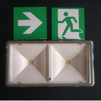 Emergency light ONTEC S20 M1X 60/180 M/NM ST/W 1/3h IP65 (1/2 mode)