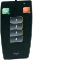 Remote control for EE815/EE816 sensors for users, infrared
