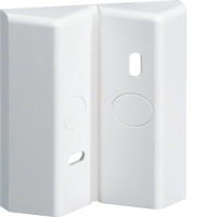 Housing for mounting EE84x sensors in/on a corner, white.