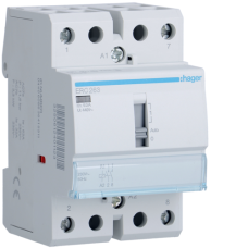 Контактор Hager, з ручним керуванням 63A, 2НВ, 230В ERC263