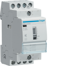Hager silent contactor, with manual control, 25A, 4HB, 230V ERC425S