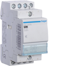 Контактор безшумний 25A, 2НВ+2НЗ, 230В Hager ESC427S