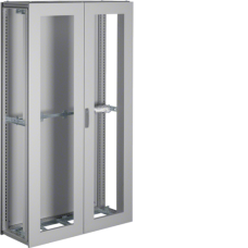 Univers cabinet, IP54/I, 1900x1100x400mm, transparent doors, gray