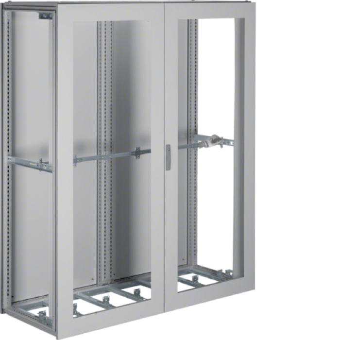 Univers cabinet, IP54/I, 1900x1600x600mm, transparent doors, gray