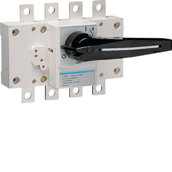 Hager load switch, enclosure up to 95 mm2, 4 pole 160 A, HA452