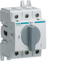 Hager load switch, modular up to 35 mm2, 3 pole 63 A, HAC306