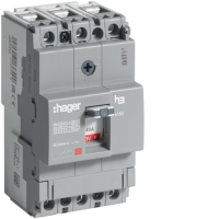 Hager x160 HDA040L, In=40A, 3p, 18kA, circuit breaker