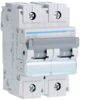 Hager 2P 10kA C-80A 3M Circuit Breaker, HLF280S