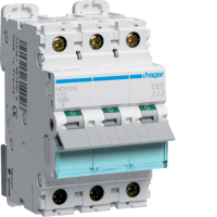 Hager 3P 10kA C-16A 3M Circuit Breaker, NCN316