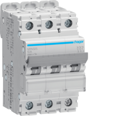 Hager 3P 25kA C-25A 3M Circuit Breaker, NRN325