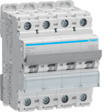 Hager 4P 25kA C-20A 4M Circuit Breaker, NRN420