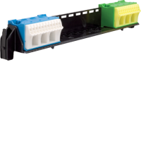 Держатель с клемами PE/N: 11xN+11xPE / 3xN+3xPE VZ461