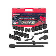 Набор ударных инструментов 26 пр. 3/4", 1" (6-гр.) FORCEKRAFT FK-68262-5MPB