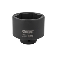 Головка торцева ударна глибока 3/4" 70 мм (6-гр.) FORCEKRAFT FK-46510070