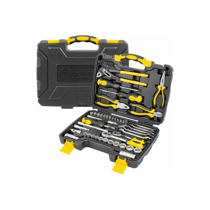 Combination tool set 65 pcs. 1/4", 3/8" (6-gr.) (4-24 mm) FORCEKRAFT FK-3651