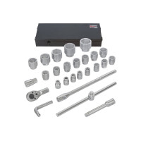 Tool set 26 pcs. (6-gr.) 3/4" (17-65 mm) FORCEKRAFT FK-68263-5
