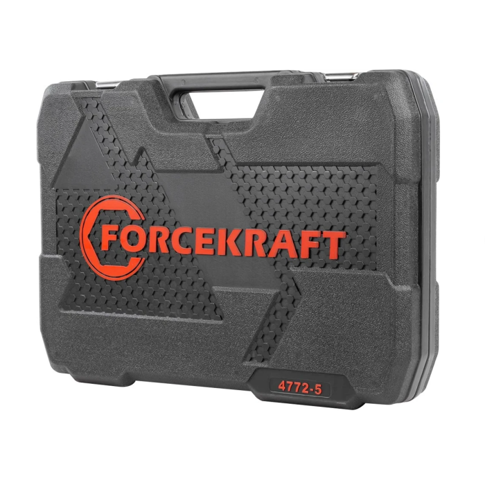Набір інструменту комбінований 77 пр. 1/4", 1/2" (6-гр.) (4-32 мм) FORCEKRAFT FK-4772-5
