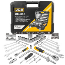 Набір інструментів 82 пр. 1/4", 1/2" ( 6-гр.) JCB Tools JCB-4821-5