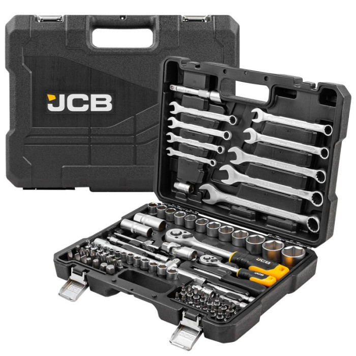 Набор инструментов 82 пр. 1/4", 1/2" (6-гр.) JCB Tools JCB-4821-5