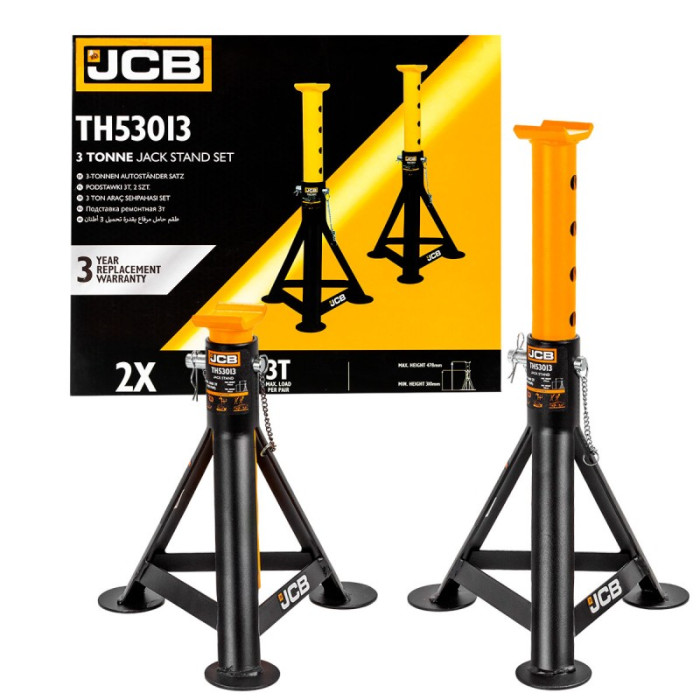 Set of repair stands with a thrust heel (310-478 mm) 3t JCB Tools JCB-TH53013