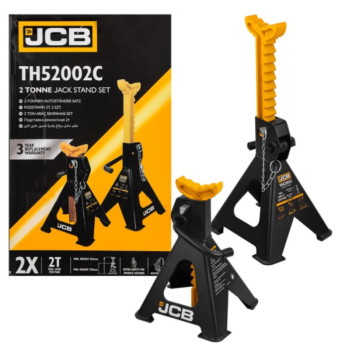 Кoмплeкт підcтaвoк ремонтних (278-425 мм) 2т JCB Tools JCB-TH52002C