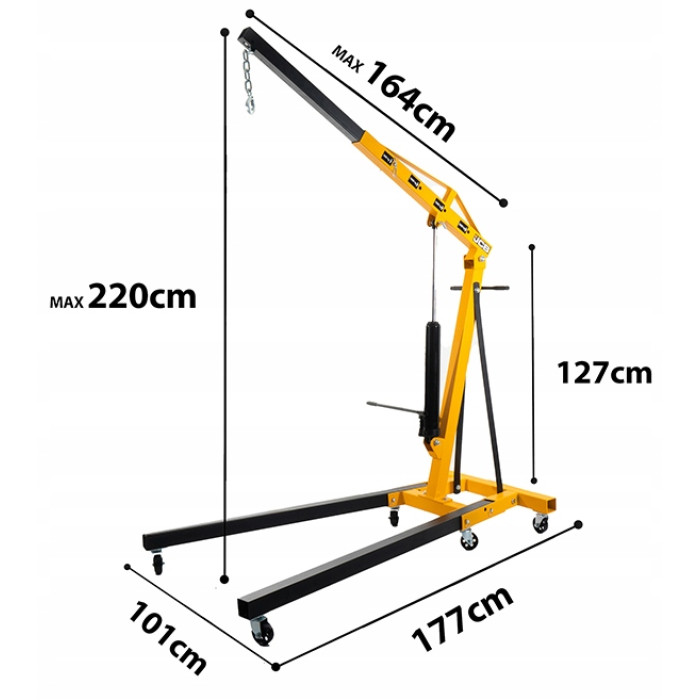 Підкатний кран для СТО 2т JCB Tools JCB-TH72004