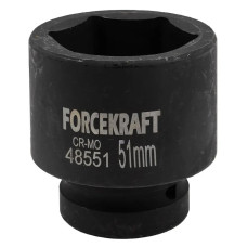 Головка торцева ударна 1" 51 мм (6-гр.) FORCEKRAFT FK-48551