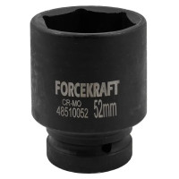 Головка торцевая ударная глубокая 1" 52 мм (6-гр.) FORCEKRAFT FK-48510052