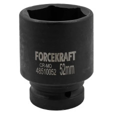 Головка торцева ударна глибока 1" 52 мм (6-гр.) FORCEKRAFT FK-48510052