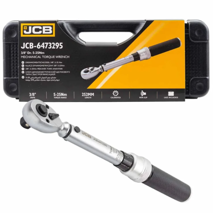Динамометрический ключ 3/8" (5-25 Нм) JCB Tools JCB-6473295