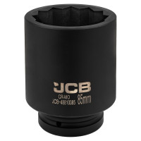 Головка торцевая ударная глубокая 1" 85 мм (12-гранная) JCB Tools JCB-48810085